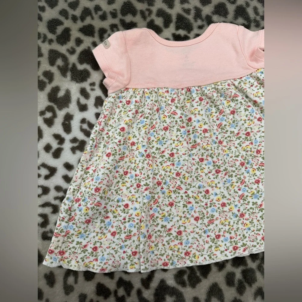 Carter’s Floral Dress Two Piece Set in Pink Size 6 months